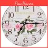 Vintage Mdf Wall Clock With Quartz Movement For Living Room Decor