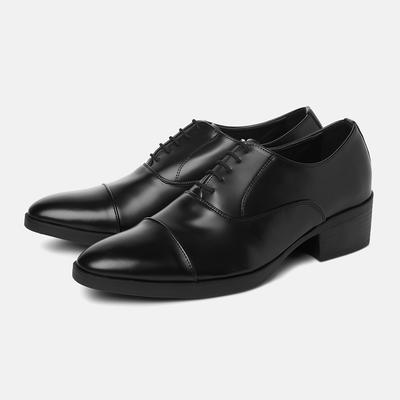 [Clayong] 7cm Height-Boosting Straight-Tip Oxford Shoes [CL0022] [Shipped from Korea] 100% Authentic
