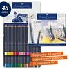 Faber-Castell Goldfaber Colored Pencil Set, 48 Colors In a Tin, 114748