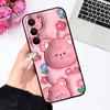 Case For Realme V60 Pro TPU Silicone Black Phone Cover For OPPO Realme 14x 5G Fashion Color Painted Soft Shockproof Coque Bumper