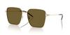 Emporio Armani Sonnenbrille 0EA2159D GLÄNZENDES BLASSGOLD 57