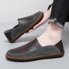 2025 Summer Plus Size Soft Sole Casual Leather Slip-ons for Driving