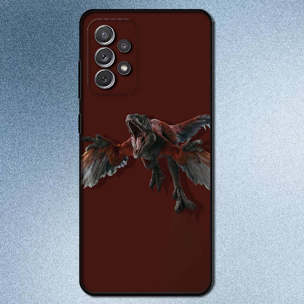 J-Jurassic Park Dinosaur World Phone Case For Samsung S25,S24,S21,S22,S23,S30,Ultra,S20,Plus,Fe,Lite,Note,10,9,5G Black Cover