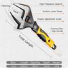6 Inch Stainless Steel Adjustable Wrench Universal Spanner for Bathroom Plumbing Repair Large Opening Tool Household