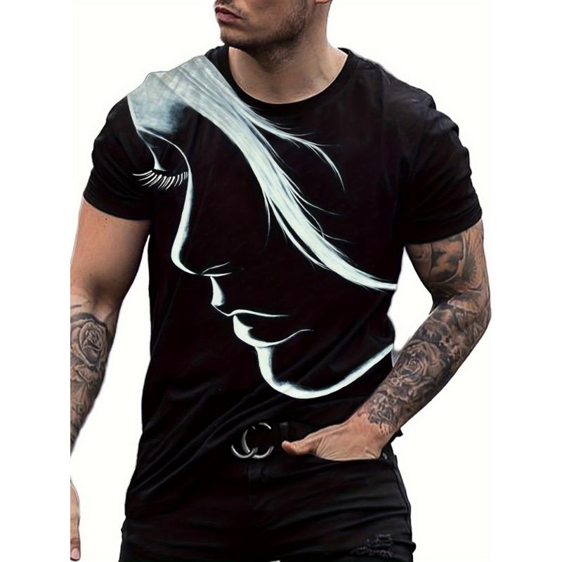 3D Duck Print Men's T-shirt Summer Daily Casual Men Loose Comfortable Short Sleeve Outdoor Street Men Sports Short Sleeve Top