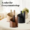 Large Capacity Paper Towel Stand Holder Freestanding Base Roll Paper Storage Rack  Home
