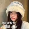 Autumn and Winter Plush Thickened Women's Cold-proof Wool Hat, Warm Ear Protection, Small Face, Big Head Circumference, Pullover, Knitted Hat