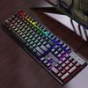 Corded 104 Key Full Size Gaming Keyboards Featuring Lighting and Ergonomic for Comfortable Use