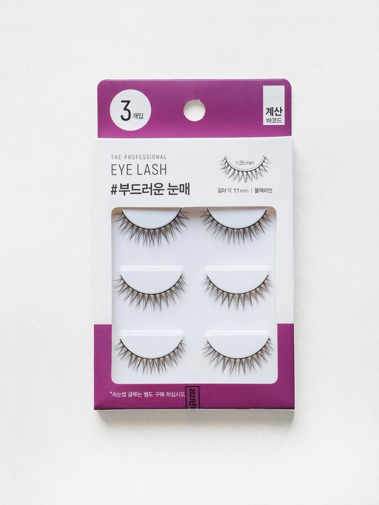 Soft Daily False Eyelashes 3 Pairs Set