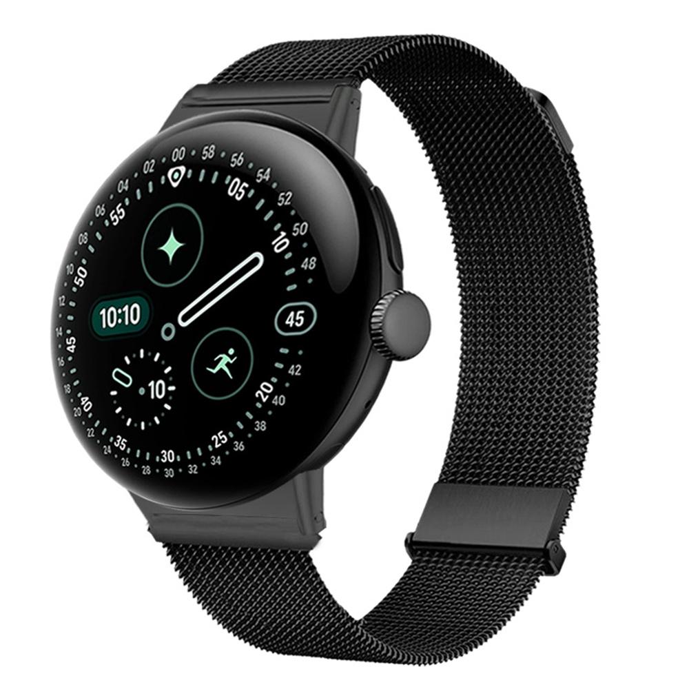 Magnetic Milanese Loop Band for Google Pixel Watch 4 45mm/3 45mm Stainless Steel Adjustable Watch Strap
