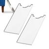 2PCS Transparent Acrylic Sofa & Bed Stopper Non-slip Furniture Wall Protective Pad Protect The Wall And Maintain Gaps Spacer