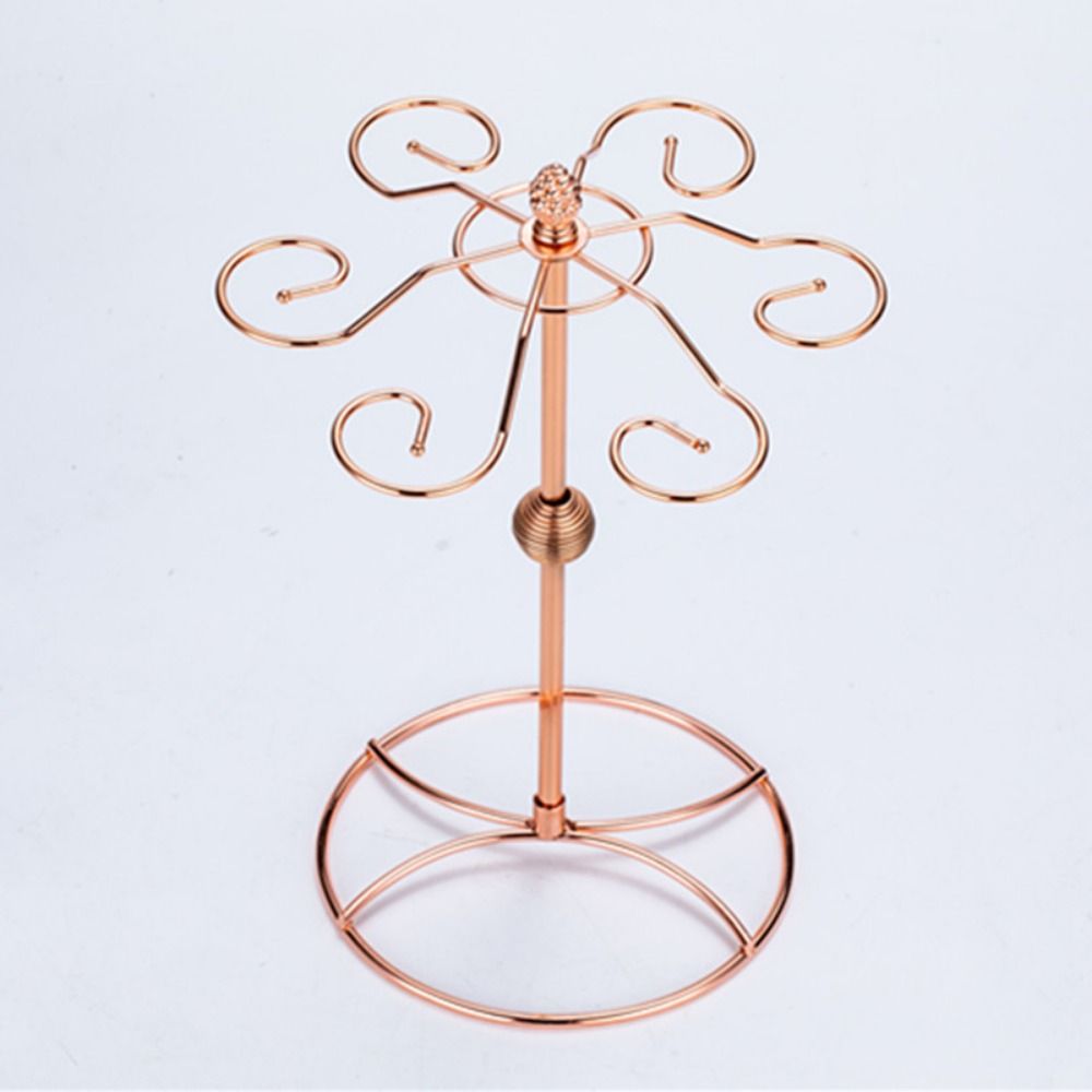 Schnell abtropfendes Weinglas Tassenregal 6 Haken Trinkgläser Ausstellungsständer Kelchhalter Zuhause