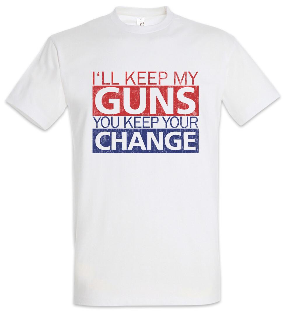 I ll Keep My Guns T-Shirt Pistol Gun Rifle Rifles US Law Laws Fun 2nd Amendment 3XL