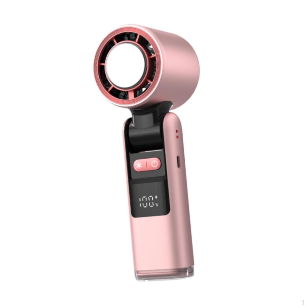 Handheld Personal Turbo Fan 1-100 Speed Brushless Motor Multifunctional for Travel Camping with