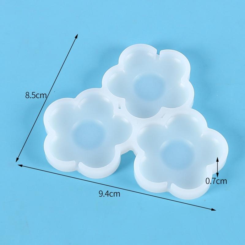 DIY Lollipop Mold Chocolate Moulds Cake Mould Fondant Molds Flower Shaped Silicone Material Bakeware Baking Accessories