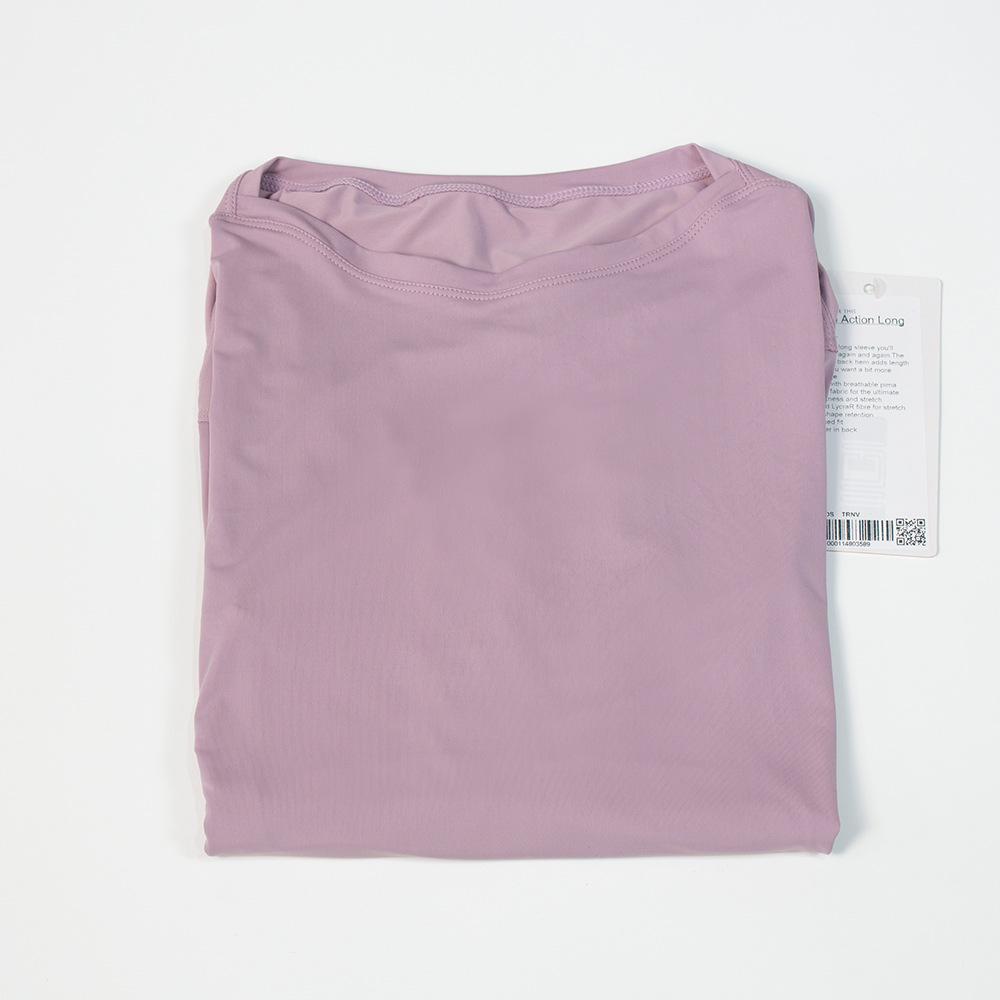 Women's Sun Protection Long Sleeve Yoga Top - Summer Fitness & Hiking Wear