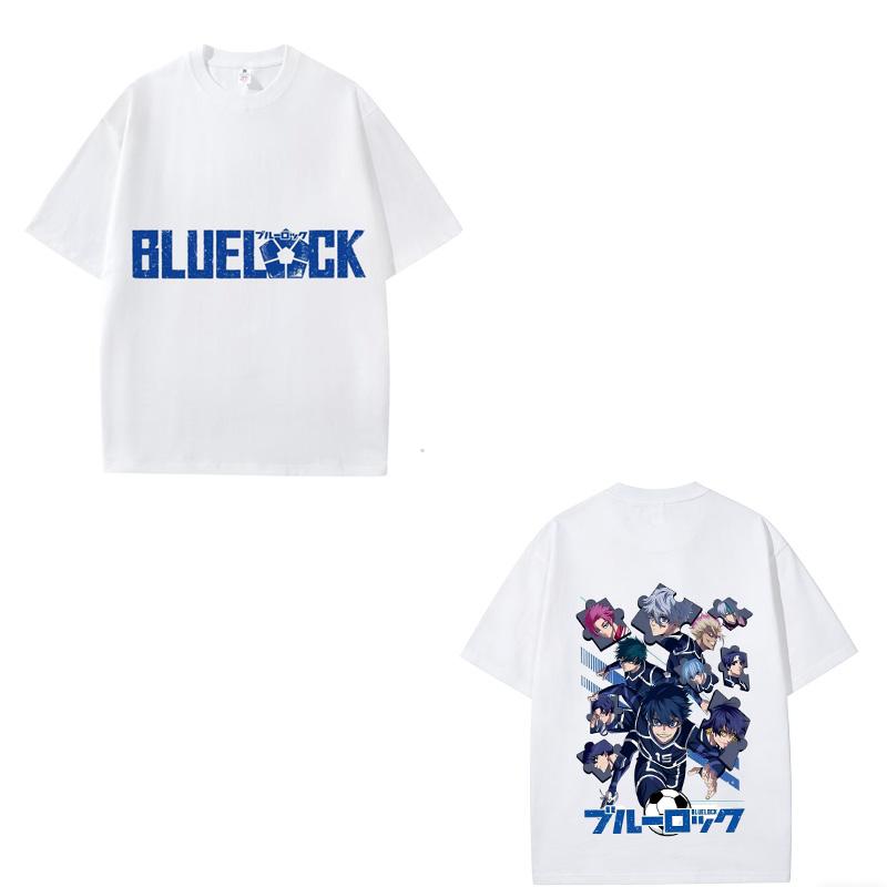 2026 New Summer Release Blue Lock Anime Allcharacter Jigsaw Print Unisexs Tshirt Casual Stylish