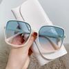 Three Pairs of Classic Box Y2K Solid Color Neutral Fashion Glasses