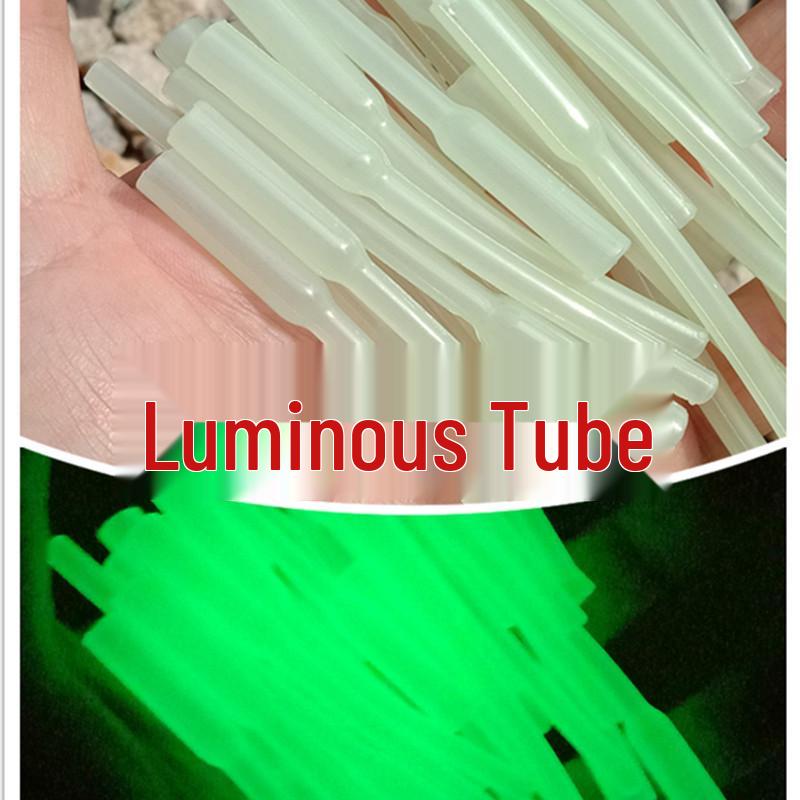 

Набір морських повідків проти заплутування зі світними трубками та захисними гільзами від перекушування червоний