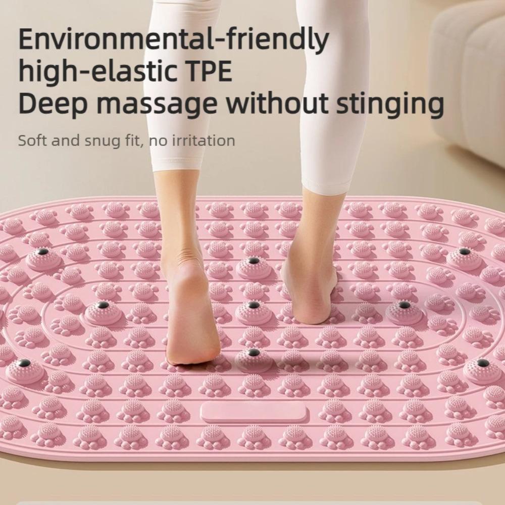 Magnetic Foot Massage Yoga Mat Acupressure Silicone Acupoint Reflexology Pad Foot Pain Relief Portable Massage Foot Care Tools