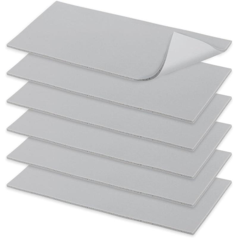 Силиконовая термопресс-подушка(6 шт.), Силиконовая пенопластовая подложка 8  x 4  x 1/8 , двусторонняя, аксессуары для термопрессов