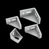 Aluminum 90° Corner Bracket Connector for 4040/2020/3030 Profiles