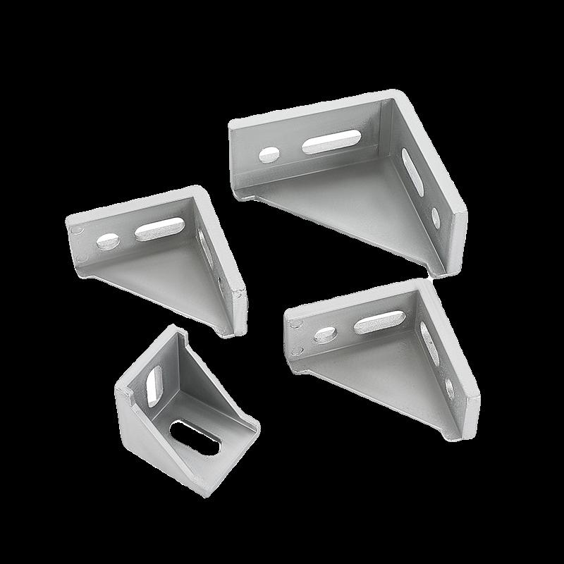 Aluminum 90° Corner Bracket Connector for 4040/2020/3030 Profiles