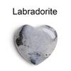 Heart-Shaped Natural Crystal Gemstone Pendant (20mm)