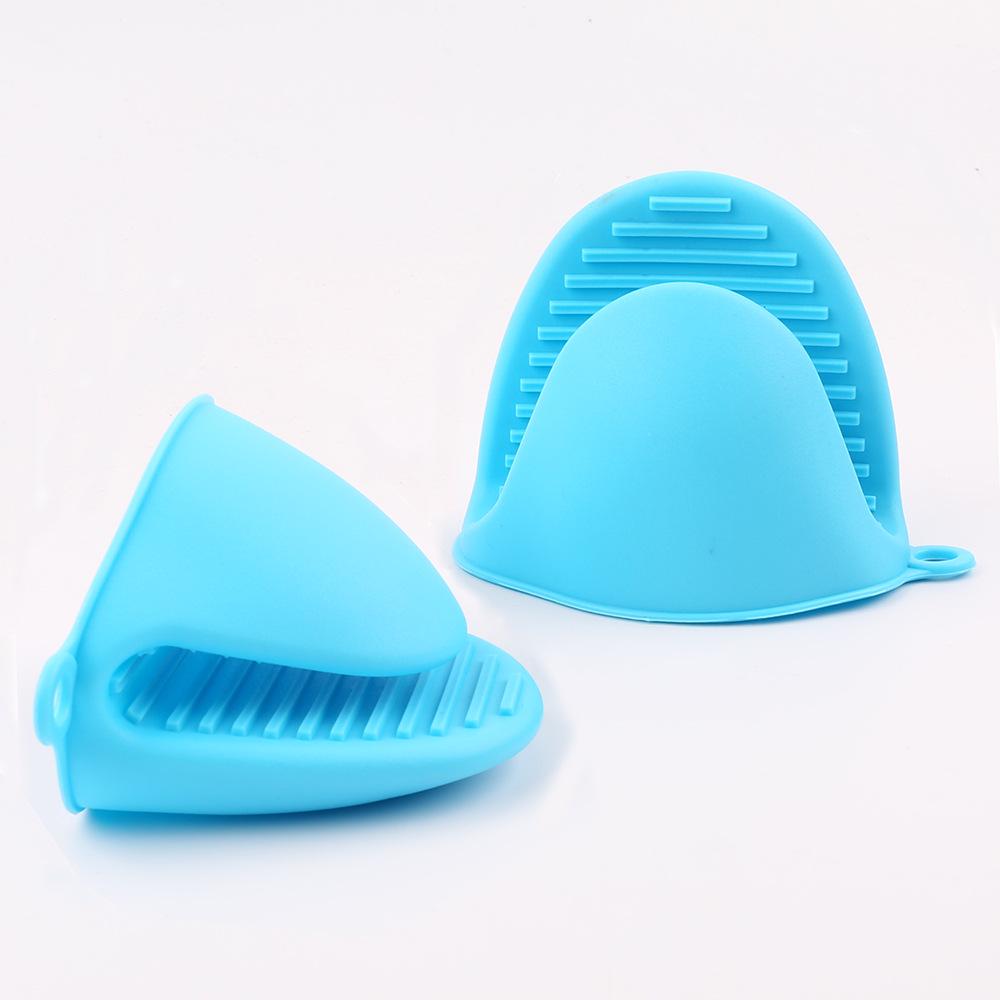 1PC Thick Silicone Oven Gloves Heat Resistant Anti-Scald Gloves for Kitchen Cooking Pinch Grips Pot Holder Silicone Accessories