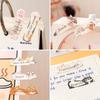 4pcs Kawaii Cat & Puppy Shaped Memo Stickers Self-Adhesive Cartoon Index Labels Sticky Notes Creative Classification Pad