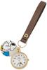 Fieldwork Pocket Watch Snoopy Bag Charm with Cover Charlie Brown Brown PNT026-3
