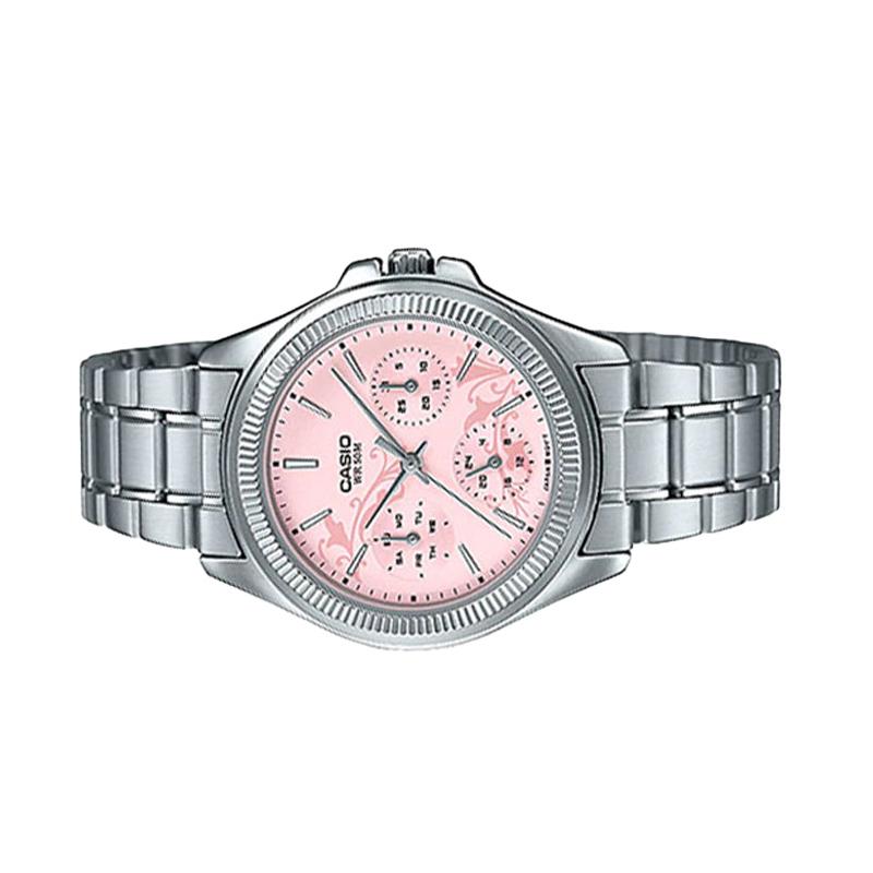 Casio STANDARD Series Retro Pointer Series 50m Waterproof Quartz Movement Stainless Steel Strap Japanese and Korean Watch Women's Watch LTP-2088D-4A