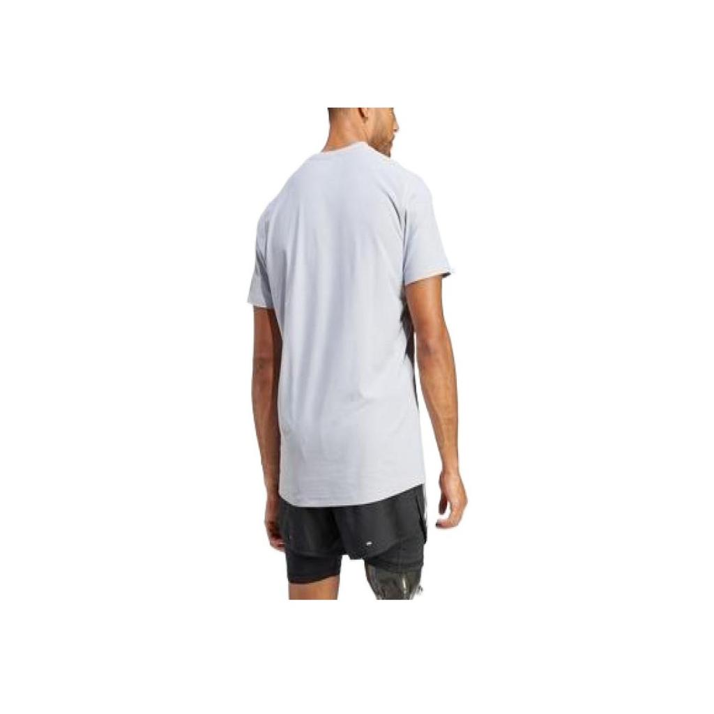adidas Own The Run T-Shirt Halo Silver Men Streetwear IN1501