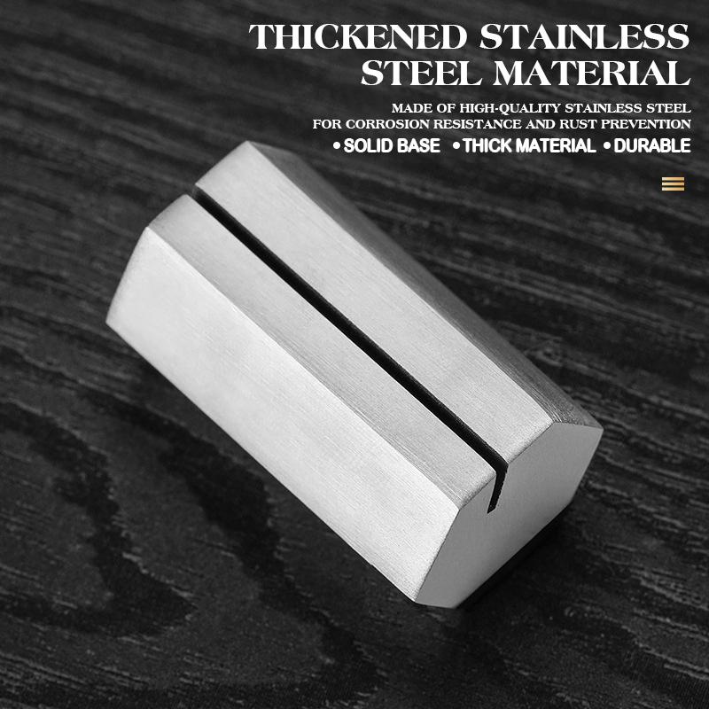 Insert Menu Folder Stainless Steel Card Holder Funny Solid Menu Memo Holder Creative Label Holder Party Photo Picture Clips