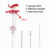 30/50ml Marinade Injector with Needle Plastic Seasoning And Baking Sauce Turkey Syringe Kitchen Meat Tools for Smoked BBQ TMZ