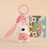 West Highland Terrier Pendant Plush Toy Puppy Car Keychain Dog Doll Accessories