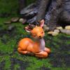 Cute Deer Resin Miniatures For Event Animal Decoration And Friendship Gifts