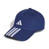 Unisex Baseballkappe adidas 3-STREIFEN NEUES LOGO blau JP0384 Größe 56