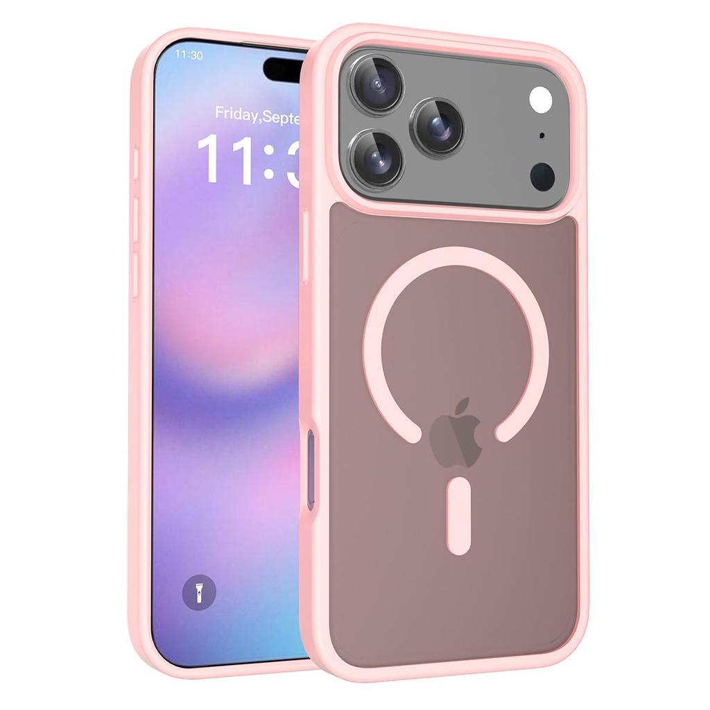Silver Shield Frosted iPhone 17 Pro Max Magnetic Case