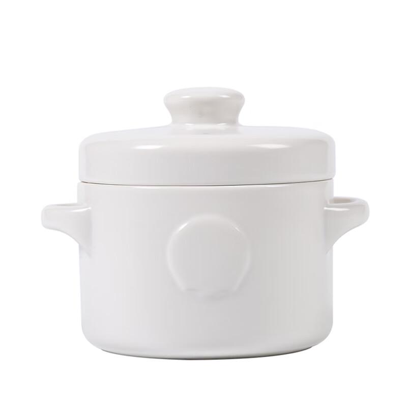 Ceramic Double-Lid Steaming Pot