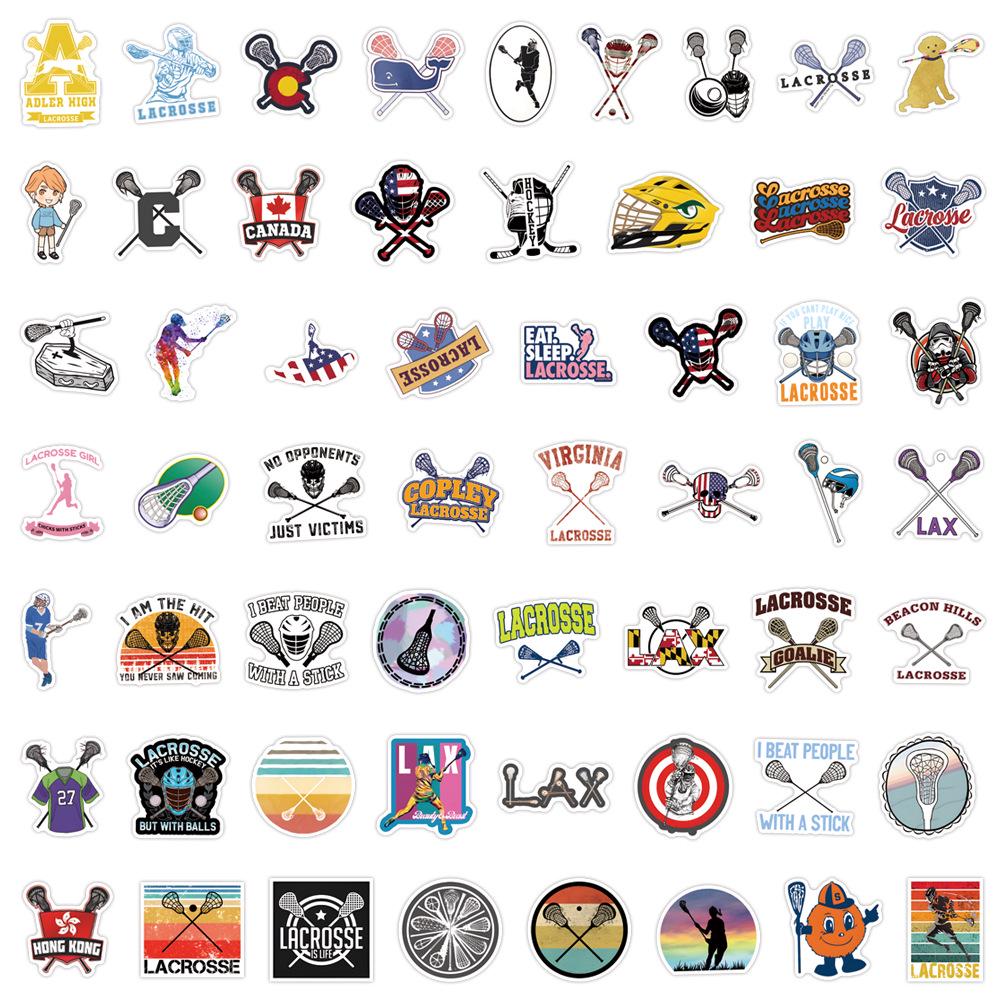 55 New Cartoon Graffiti Stickers for Hockey & Lacrosse