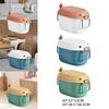 Household Toy Storage Organizer Box with Wheels Home Organization Baby Clothes Case Kids