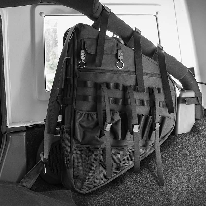 Torba Organizacyjna na Klatkę Bezpieczeństwa Pasująca do Jeepa Wrangler JLJK TJ JKU Wersja 4-drzwiowa Przechowywanie Porządkowanie Akcesoria Samochodowe