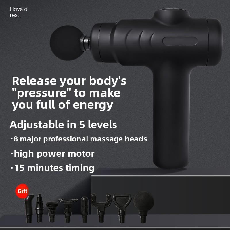 New Fascia Gun Household Massage Gun Mini Electric Muscle Relaxation Massager Rechargeable Massager