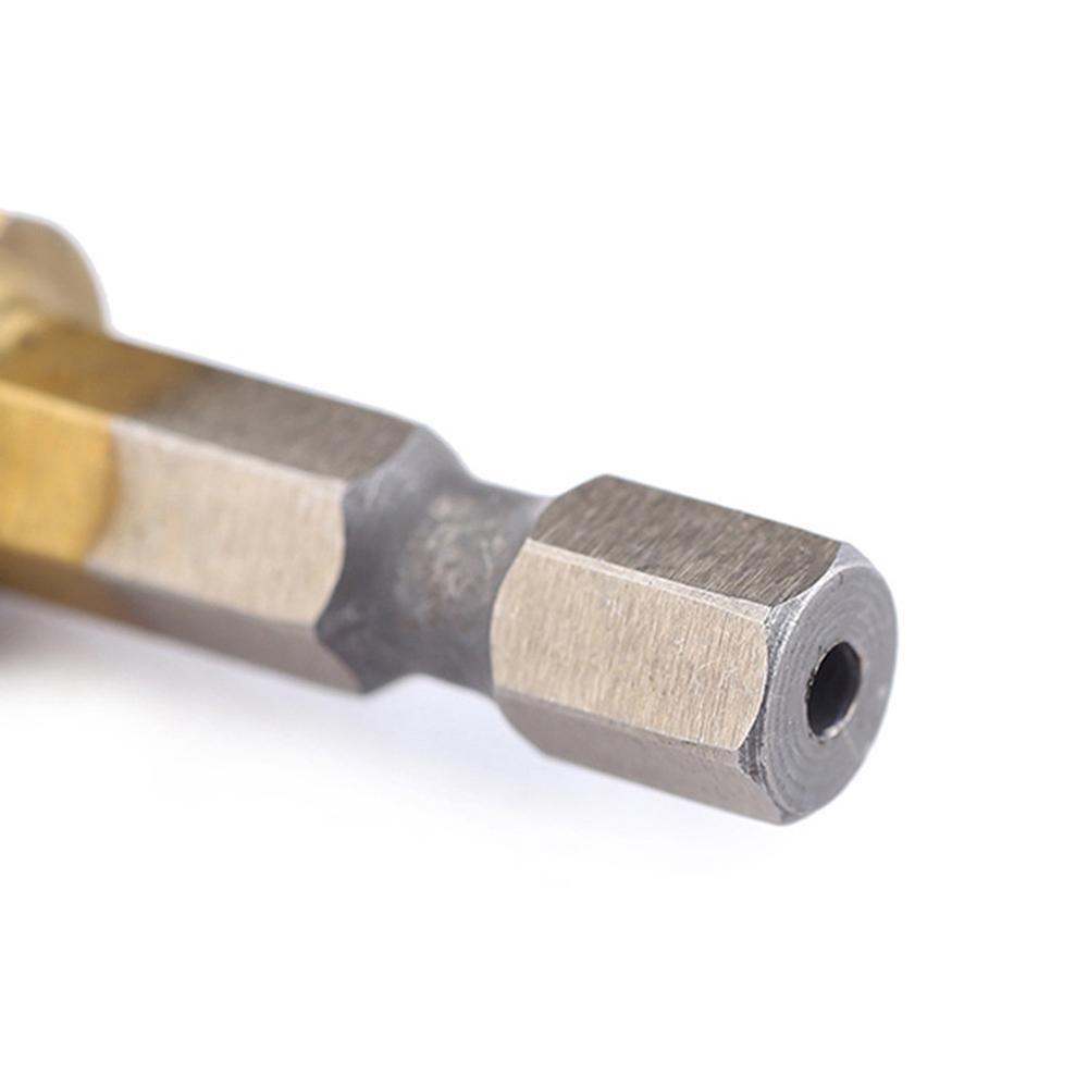 Power Tool Step Drill Bit 312mm HSS for Wood Metal Plastic Brass Drilling with Multi Step Smooth Design and Heat Treatment