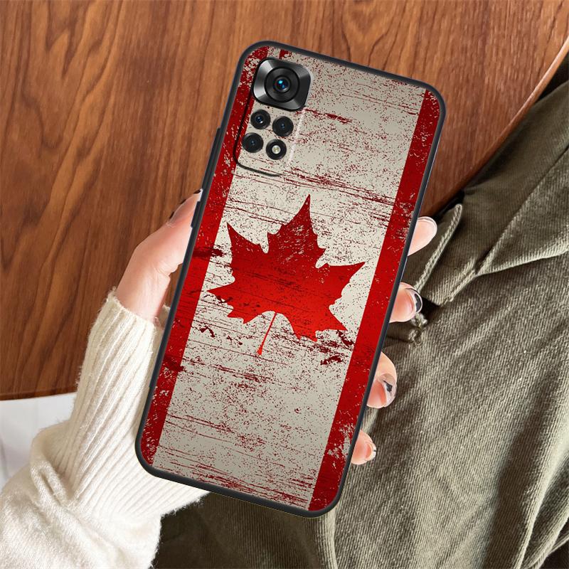 Canada Canadian Flag Case For Xiaomi Redmi Note 14 13 12 11 10 9 15 Pro Plus Redmi 15 15C 13 10C 12C 13C 14C Cover