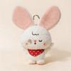 17cm Cute Greedy Rabbit Plush Toys Creative Cartoon Anime Figure Doll Accompany Peripheral Kids Girls Pendants Birthday Gifts