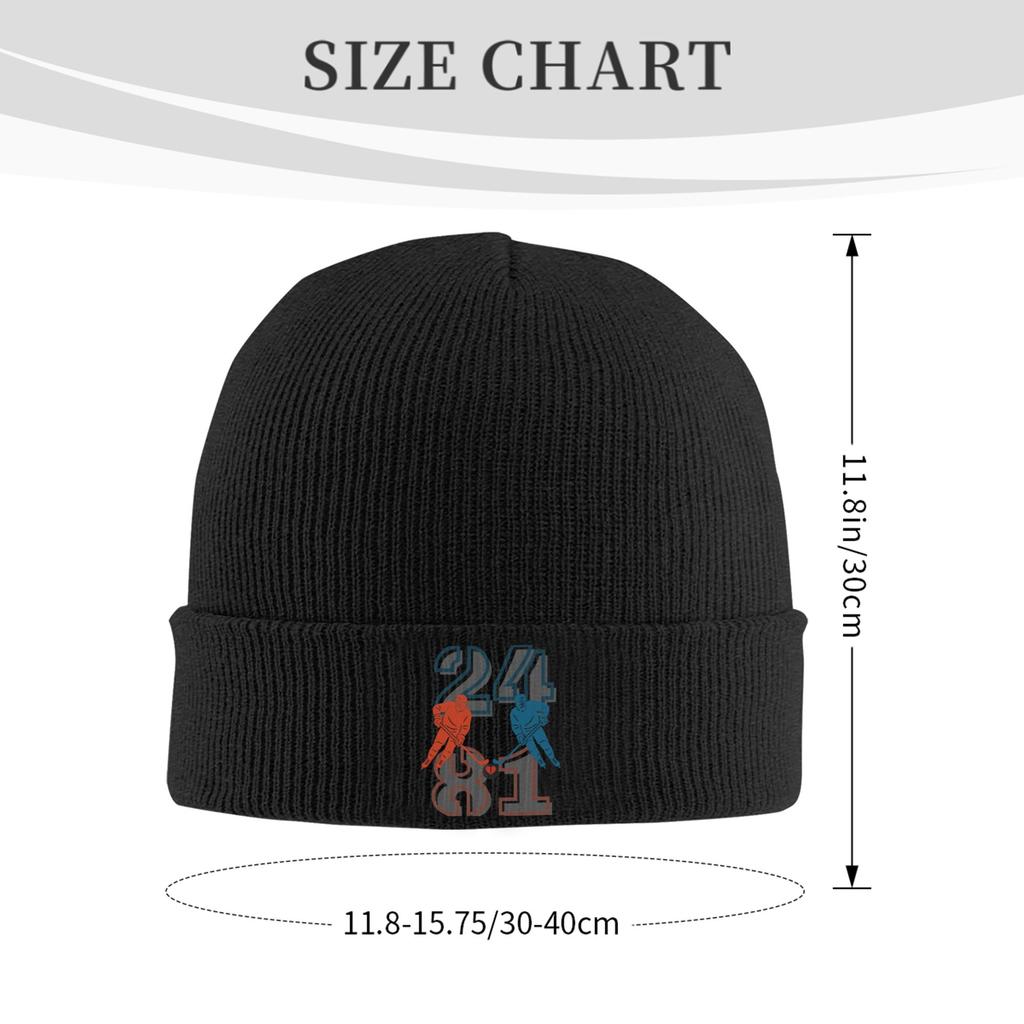 Heated Rivalry 24 Vs 81 Knitted Hat Beanie Autumn Winter Hat Warm Unisex  Hip-hop  Cap Unisex Unisex Gifts,
