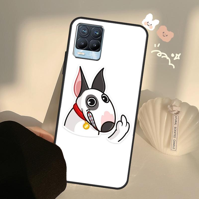 

Забавный чехол с изображением щенков бультерьера для OnePlus 10 9 Pro 8T 9R Nord2, чехол для Realme GT Neo 2 3 GT Master 8i 9i 8 Pro OnePlus 10Pro