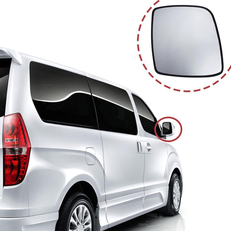 Pro HYUNDAI GRAND STAREX/iMAX iLOAD TQ /H-1 WAGON/H1 2008-2018 Vyhřívané sklo zrcátka bočního dveřního křídla zpětného zrcátka 876114H300